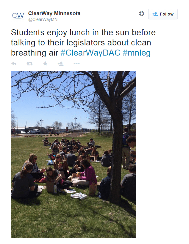 Lunch outside