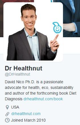 Dr Health Nut on Twitter