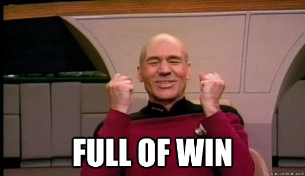Full of win meme