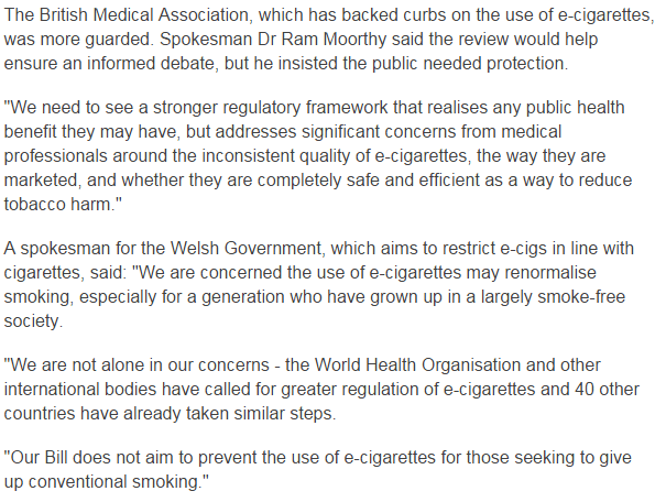 BMA Comment on PHE Review