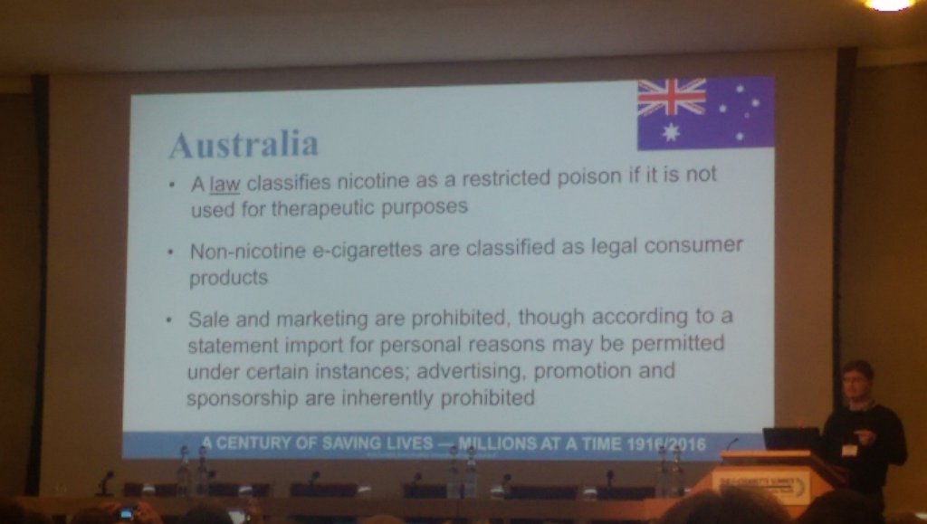 Prime example of existing rules being applied to e-cigarettes